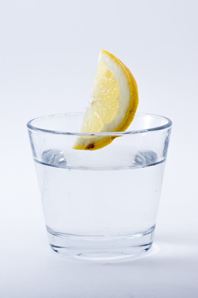 citron og vand citron og vand